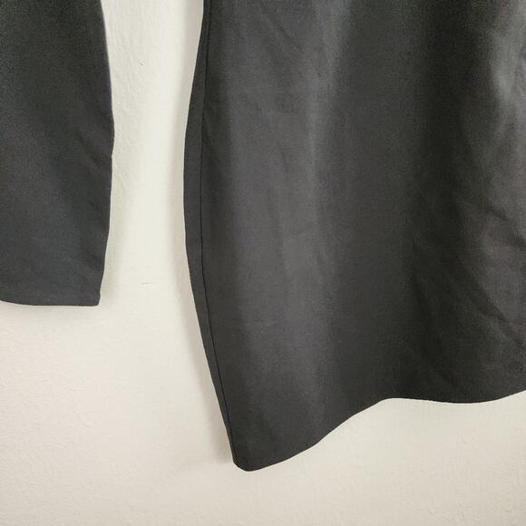 NBD Tobias Black One Shoulder Long Sleeve Cut Out Mini Dress - Picture 4 of 11